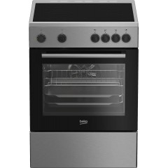 Beko FBM6701X Κουζίνα 66lt με Κεραμικές Εστίες Π60εκ.